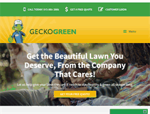Tablet Screenshot of geckogreen.com